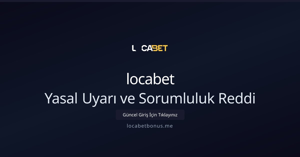 alfabahis Sorumluluk Reddi